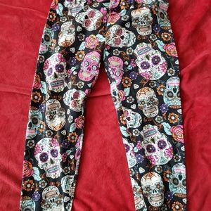 XS Skeleton leggings